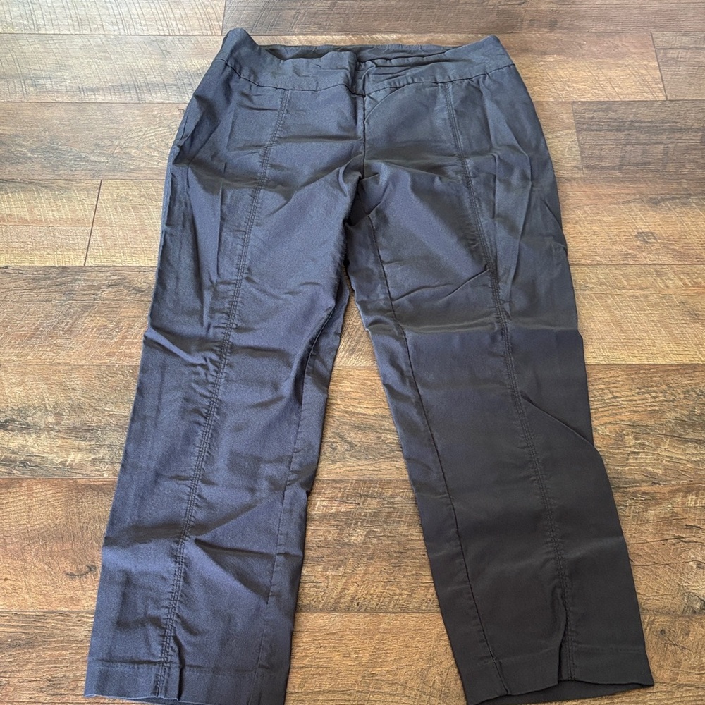 Grey Stretch Waist Dress Pants
